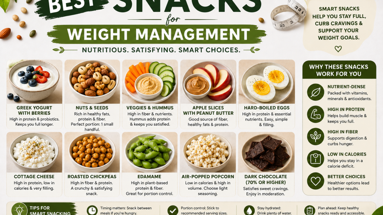 Best Snacks for Weight Management