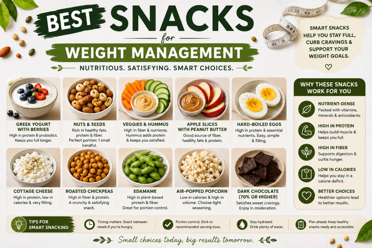 Best Snacks for Weight Management