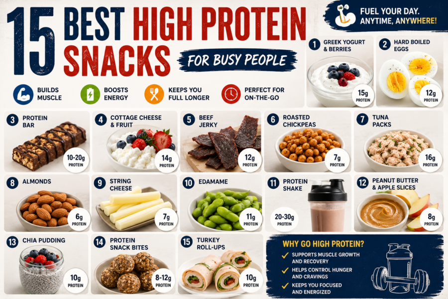 Best High Protein Snacks for Busy People