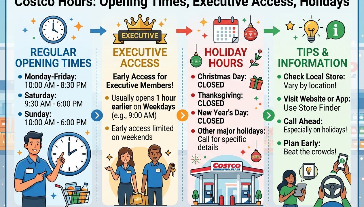 Costco Hours: Opening Times, Executive Access, Holidays